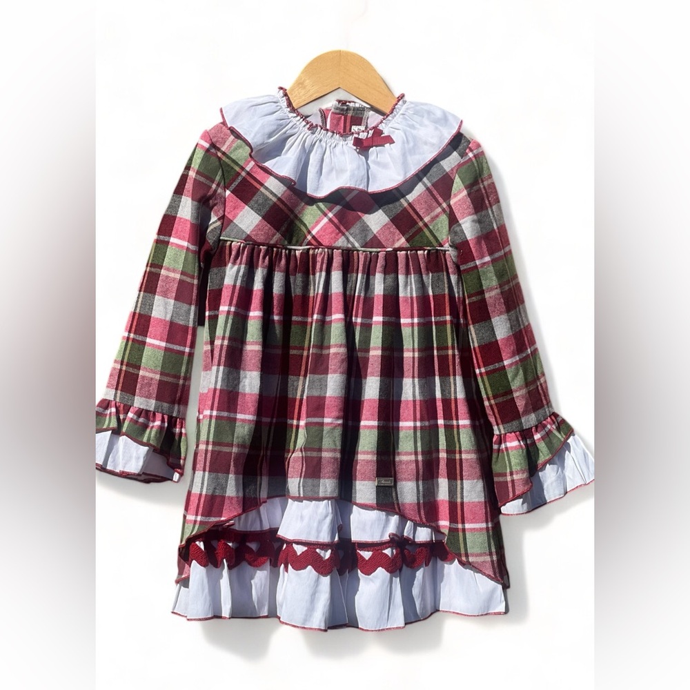 Miranda Boutique Store Plaid Checked Dress For Girls